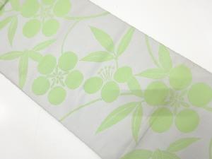 アンティーク　加納幸製　笹蔓紋織り出し全通袋帯（材料）